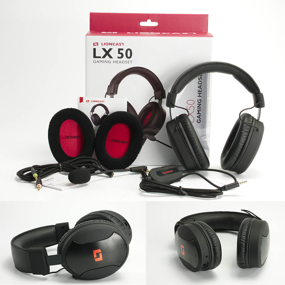 Lioncast LX50 Gaming Headset im Test Abnehmbares Kabel/Mikrofon (neue