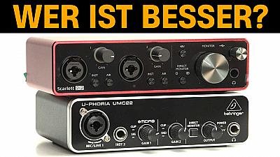 Scarlett Focusrite VS Behringer UMC 22