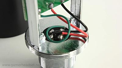 Lötstellen am XLR-Stecker