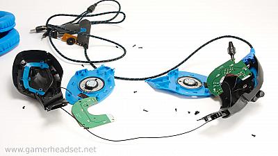 Zerlegtes Headset