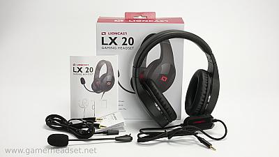 Lieferumfang des Lioncast LX20