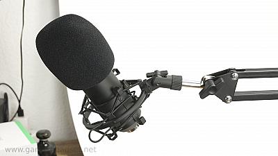 Mikrofon und Popschutz