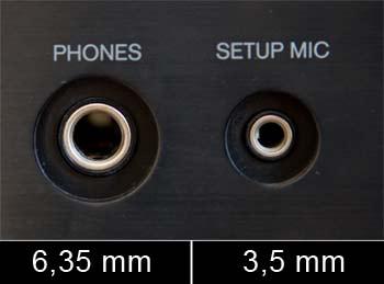 Anschlüsse 6,35 und 3,5 mm Anschlüsse 6,35 und 3,5 mm