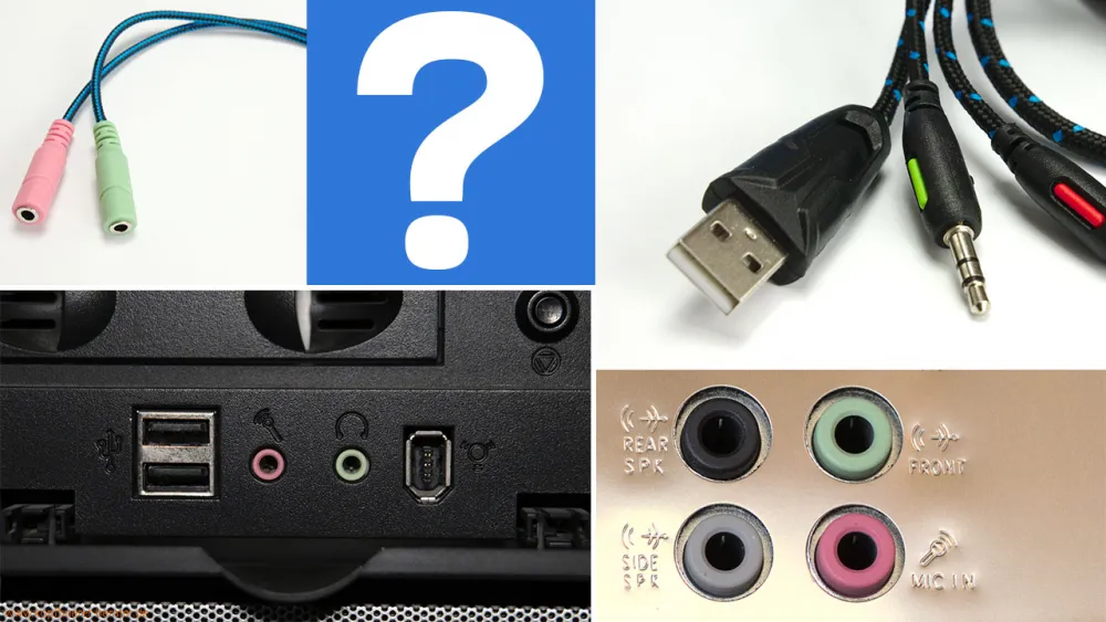 Headset anschließen - Anschlüsse und Stecker Headset anschließen - Anschlüsse und Stecker