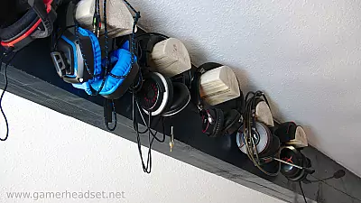 Kopfhörer und Headset Wandhalterung selber bauen 24