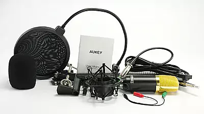 AUKEY Kondensator-Mikrofon Set(GD-G1) wide