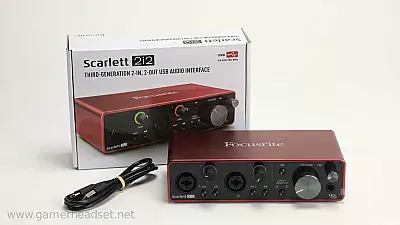 Lieferumfang des Scarlett Focusrite 2i2