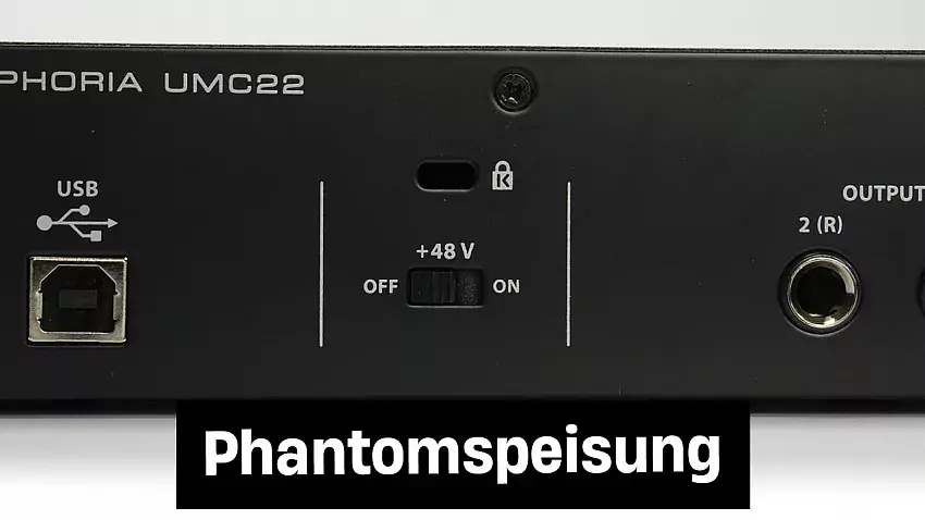 Was ist Phantomspannung 48V