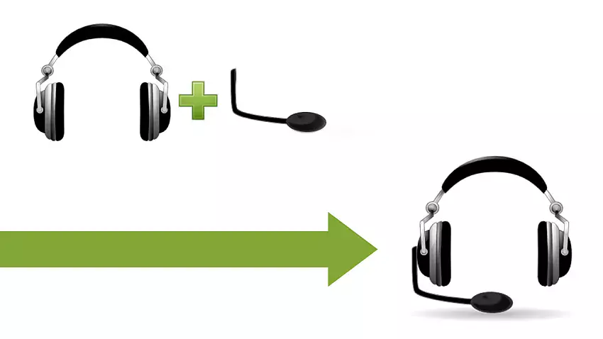 Kopfhörer zum Headset umbauen
